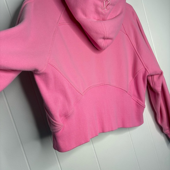 Lululemon Scuba Oversized Full Zip Size Small Dahlia Maeve Pink Outdoor Running - Picture 10 of 10